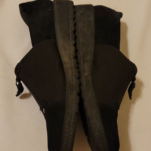 Stuart weitzman suede slip on wedge loafer size 9.5 - Picture 6 of 9